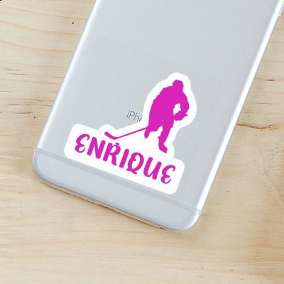 Enrique Sticker Hockey Player Notebook Enrique Sticker Hockey Player Gift package Image