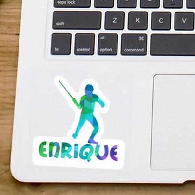 Escrimeur Autocollant Enrique Laptop Image