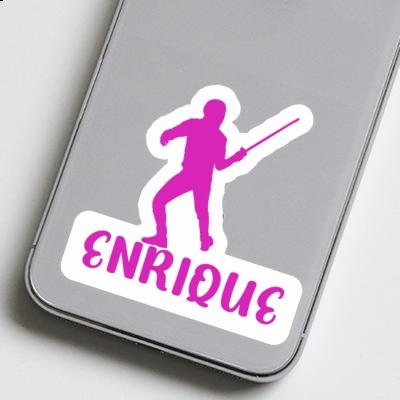 Enrique Sticker Fechter Notebook Image