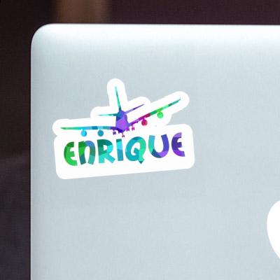 Enrique Sticker Airplane Notebook Image