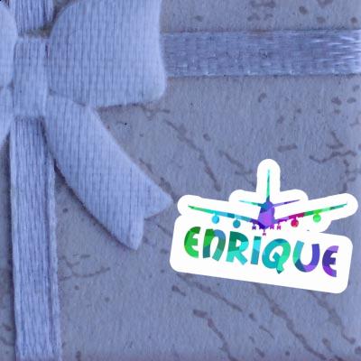 Enrique Sticker Airplane Image