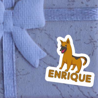 Enrique Aufkleber Schäferhund Image