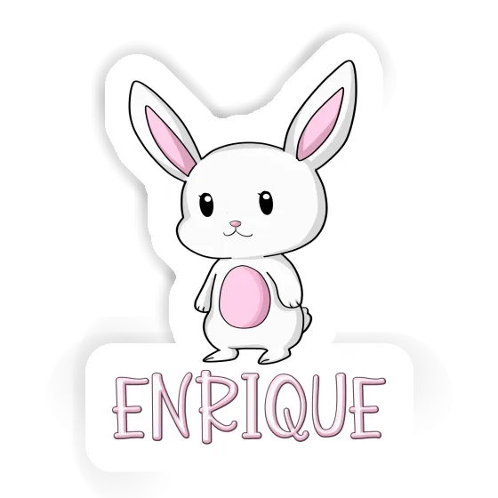 Enrique Autocollant Lapin Laptop Image