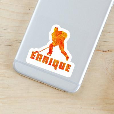 Enrique Sticker Hockey Player Notebook Enrique Sticker Hockey Player Gift package Image