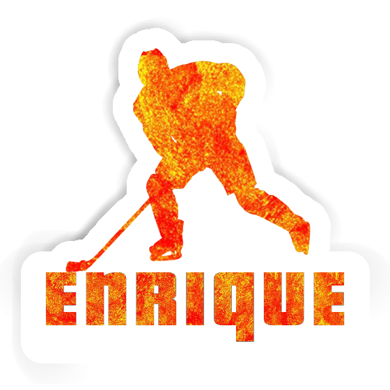 Enrique Sticker Hockey Player Notebook Enrique Sticker Hockey Player Gift package Image