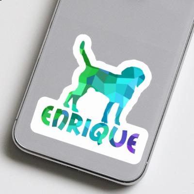 Enrique Autocollant Chien Notebook Image