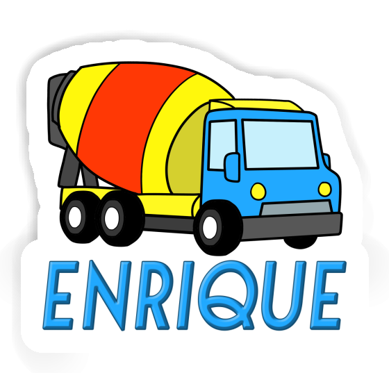 Autocollant Camion malaxeur Enrique Notebook Autocollant Camion malaxeur Enrique Notebook Image