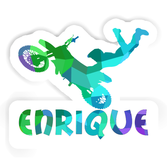 Enrique Sticker Motocross-Fahrer Notebook Image