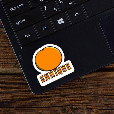 Autocollant Orange Enrique Laptop Image