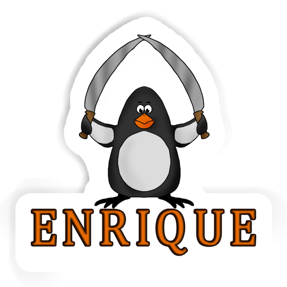 Sticker Enrique Kampfpinguin Laptop Image
