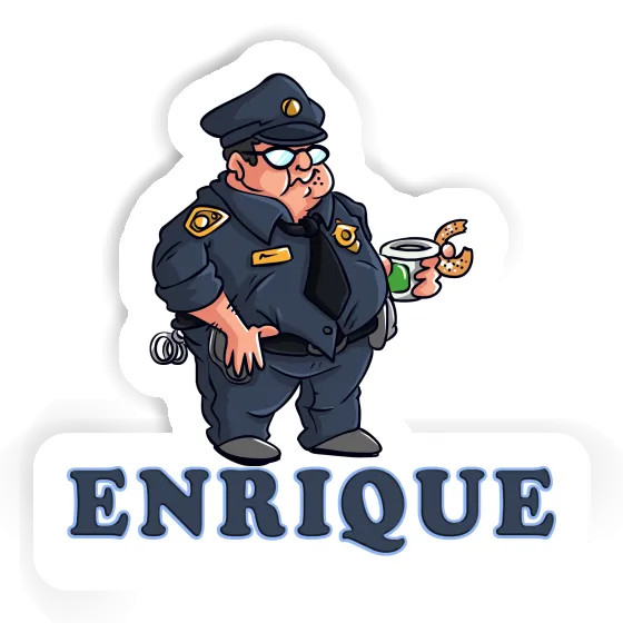 Polizist Aufkleber Enrique Laptop Image