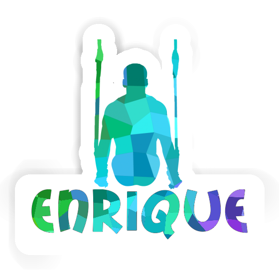 Autocollant Gymnaste aux anneaux Enrique Autocollant Gymnaste aux anneaux Enrique Image