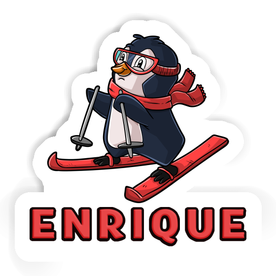 Sticker Skifahrerin Enrique Gift package Image