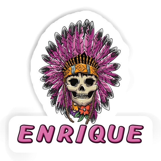 Sticker Damen Totenkopf Enrique Laptop Image