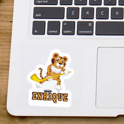 Joueur de hockey sur glace Autocollant Enrique Notebook Joueur de hockey sur glace Autocollant Enrique Gift package Image