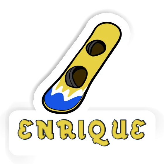 Enrique Sticker Wakeboard Notebook Image