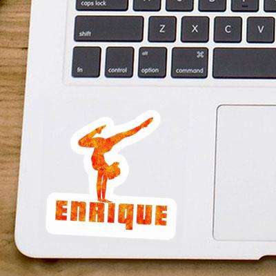 Yoga Woman Sticker Enrique Notebook Image
