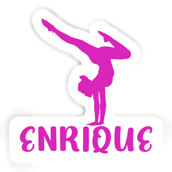 Sticker Yoga Woman Enrique Sticker Yoga Woman Enrique Image