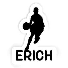 Erich Aufkleber Basketballspieler Image