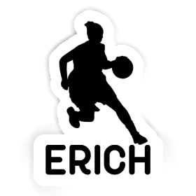 Autocollant Joueuse de basket-ball Erich Image