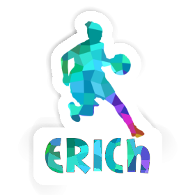 Erich Sticker Basketball Player Image