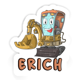 Sticker Erich Excavator Image