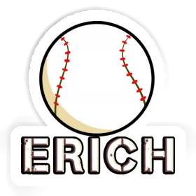 Sticker Erich Baseball Image