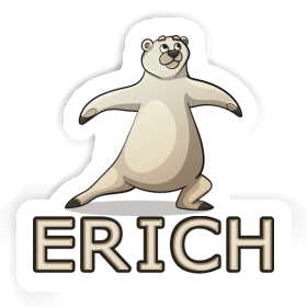 Sticker Erich Yoga Bear Image