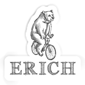 Erich Autocollant Cycliste Image