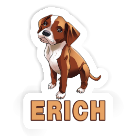 Sticker Erich Boxer Dog Image