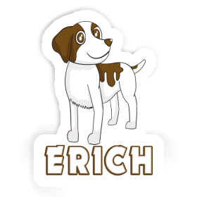 Erich Sticker Brittany Dog Image