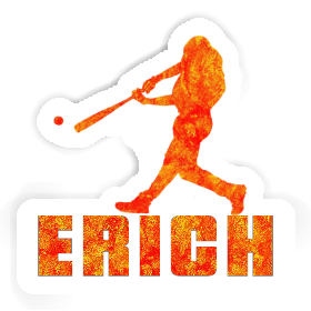 Autocollant Joueur de baseball Erich Image