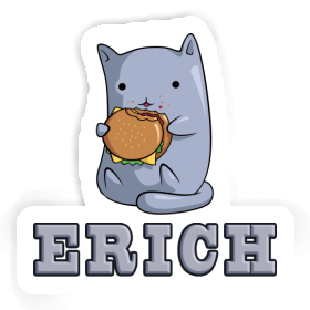 Sticker Hamburger-Katze Erich Image