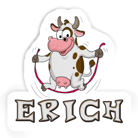 Sticker Erich Skipping Ropes Cow Image