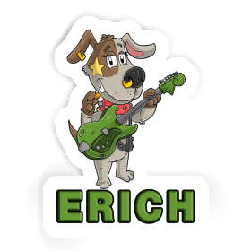 Sticker Gitarrist Erich Image