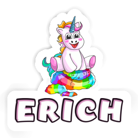 Autocollant Erich Baby licorne Image