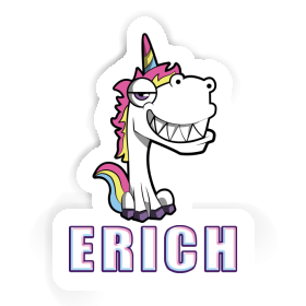 Grinning Unicorn Sticker Erich Image
