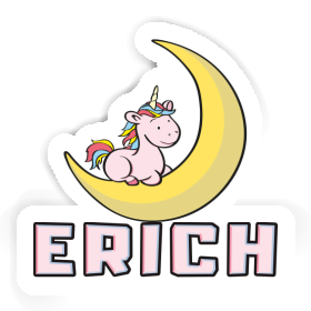 Sticker Moon Unicorn Erich Image