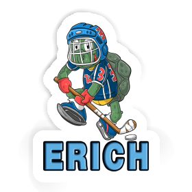 Autocollant Erich Joueur de hockey sur glace Image