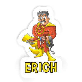 Sticker Erich Electrician Image