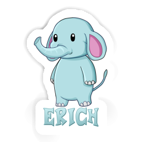 Aufkleber Elefant Erich Image
