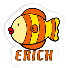 Aufkleber Fisch Erich Image