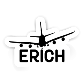 Aufkleber Erich Flugzeug Image