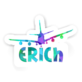 Sticker Erich Flugzeug Image