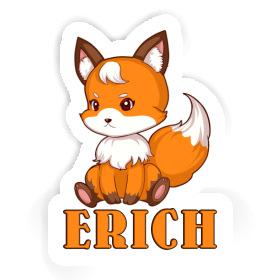 Sticker Erich Sitting Fox Image