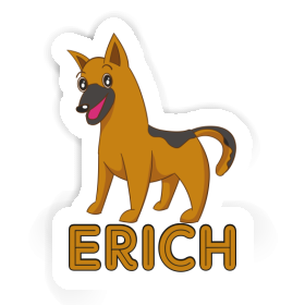 Erich Aufkleber Schäferhund Image