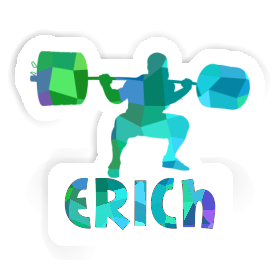 Sticker Gewichtheber Erich Image