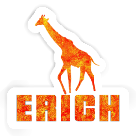 Erich Autocollant Girafe Image