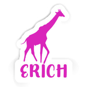 Autocollant Erich Girafe Image