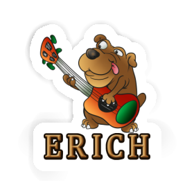 Sticker Guitar Dog Erich Image